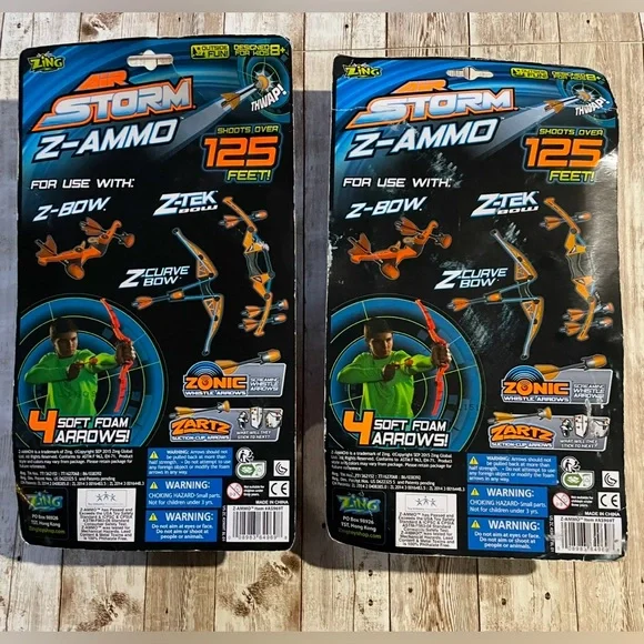 🆕 2PK Zing Air Storm Z Ammo Z-arts Arrow Darks Refills - Picture 3 of 8